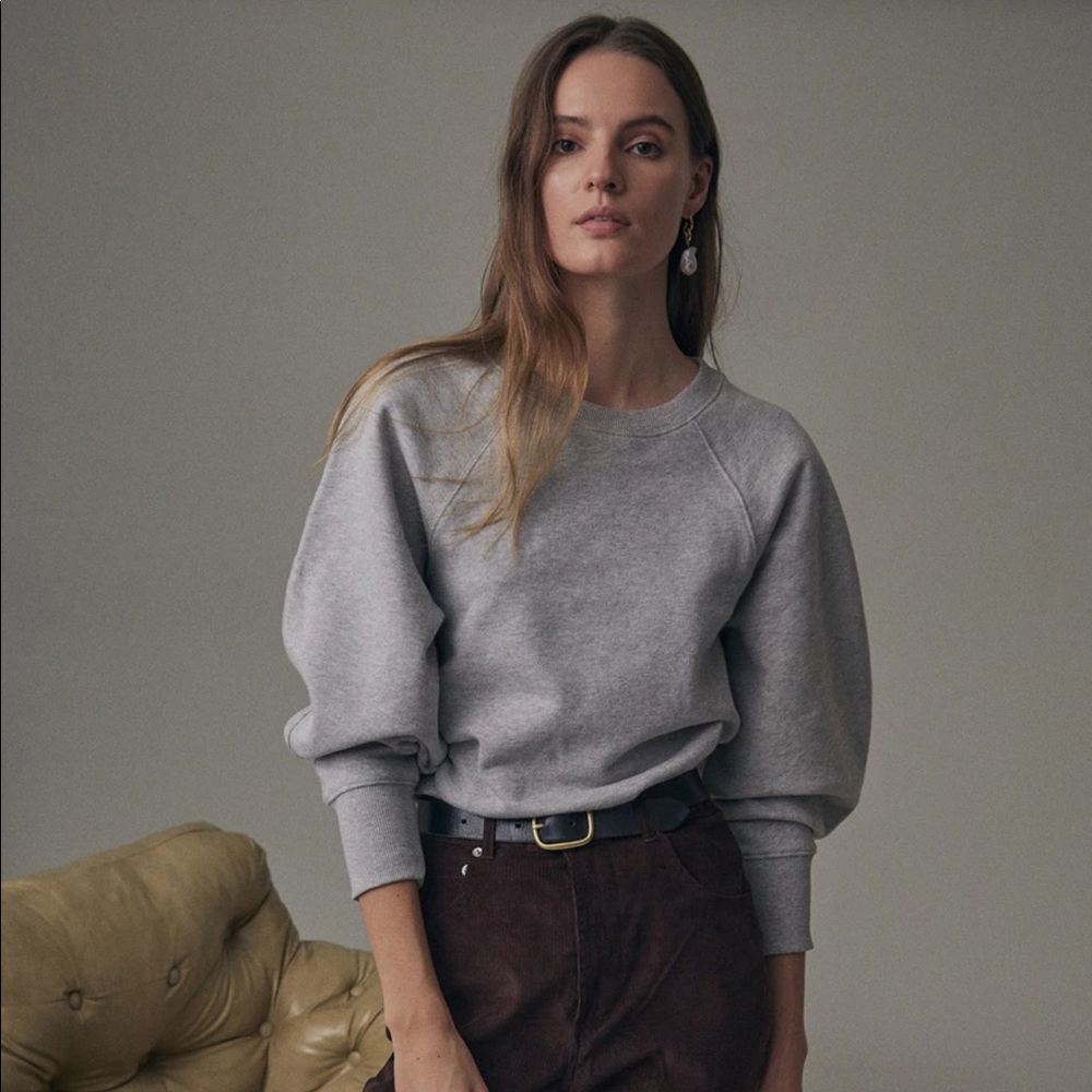 Agolde balloon sweatshirt grey